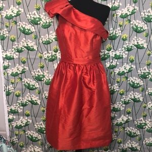 Alfred Sung One Shoulder Cocktail Dress